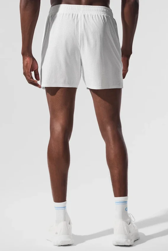 Pantaloncini da corsa Traction da 5" - Bianco