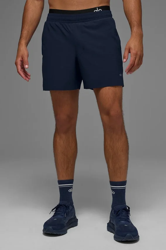 Pantaloncini da corsa Traction da 5" - Blu navy
