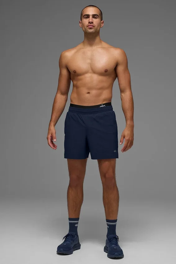 Pantaloncini da corsa Traction da 5" - Blu navy
