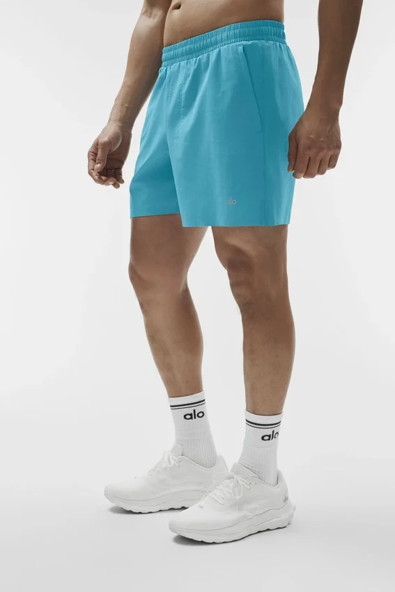 Pantaloncini da corsa Traction da 5" - Blue Breeze