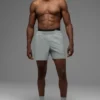 Pantaloncini da corsa Traction da 5" - Grigio lunare