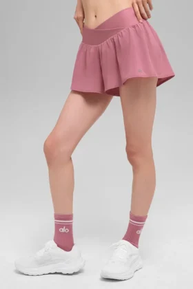 Pantaloncini da corsa V-Cute - Rosa selvatico