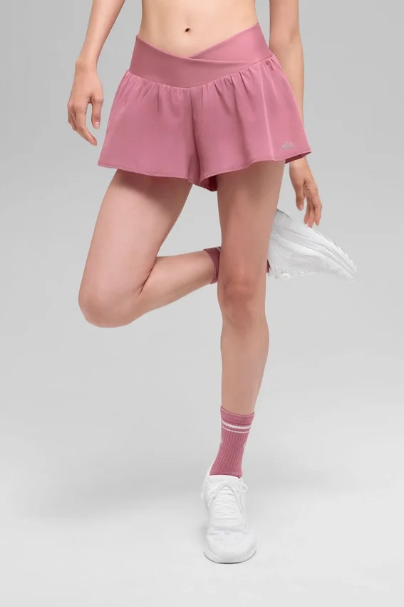 Pantaloncini da corsa V-Cute - Rosa selvatico
