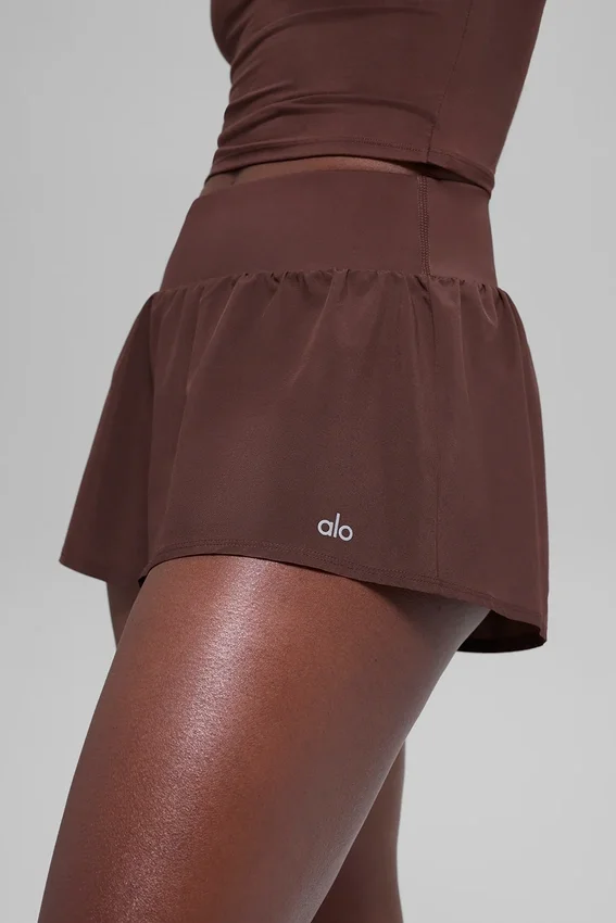 Pantaloncini da corsa Victory - Brownstone