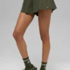 Pantaloncini da corsa Victory - Verde oliva