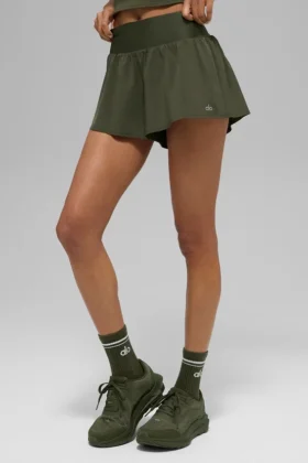 Pantaloncini da corsa Victory - Verde oliva