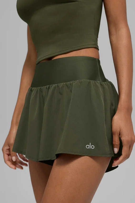 Pantaloncini da corsa Victory - Verde oliva
