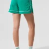 Pantaloncini da pista Motivate - Verde abete/Bianco