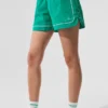 Pantaloncini da pista Motivate - Verde abete/Bianco
