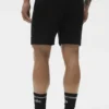 Pantaloncini da relax Waffle da 7" - Nero
