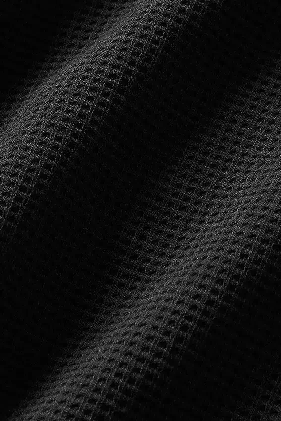 Pantaloncini da relax Waffle da 7" - Nero
