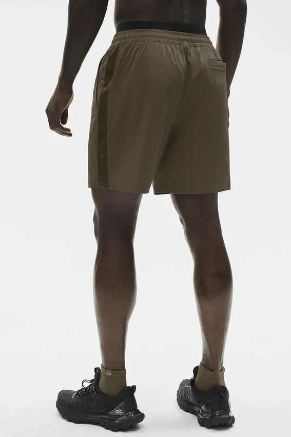 Pantaloncini da surf High Tide da 7" - Olive Tree