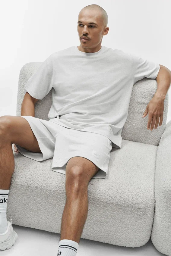 Pantaloncini Double Take da 7" - Bianco melange