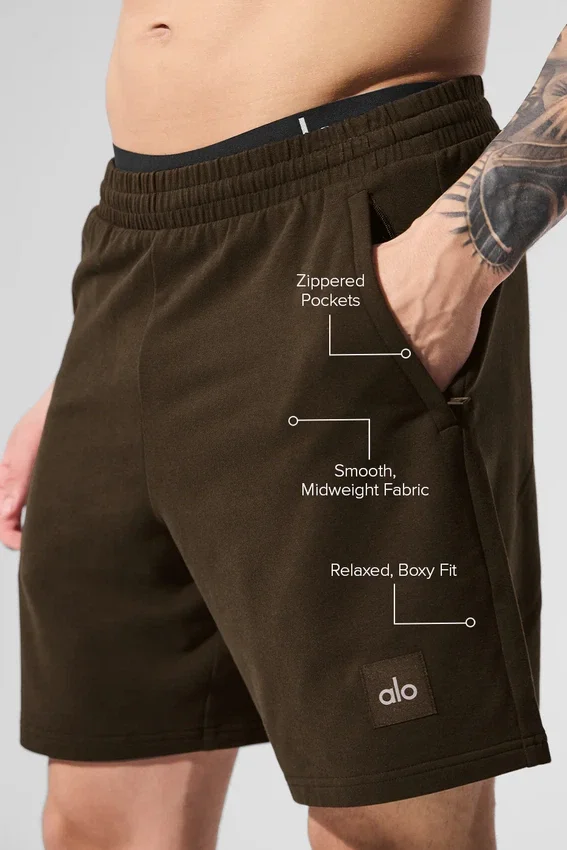 Pantaloncini Double Take da 7" - Espresso