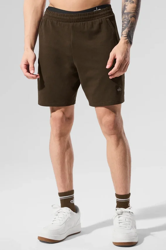 Pantaloncini Double Take da 7" - Espresso