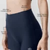 Pantaloncini eleganti High-Waist Airlift da 3" - Blu navy