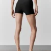 Pantaloncini eleganti High-Waist Airlift da 3" - Nero