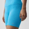 Pantaloncini Favorite a costine senza cuciture da 5" - Blu azzurro