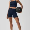Pantaloncini "Favorite" a costine senza cuciture da 5" - Blu navy