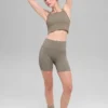 Pantaloncini "Favorite" a costine senza cuciture da 5" - Cacao chiaro