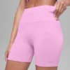 Pantaloncini Favorite a costine senza cuciture da 5" - Rosa Candy Heart