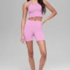 Pantaloncini Favorite a costine senza cuciture da 5" - Rosa Candy Heart
