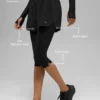 Pantaloncini Front Runner 2 in 1 in rete - Nero