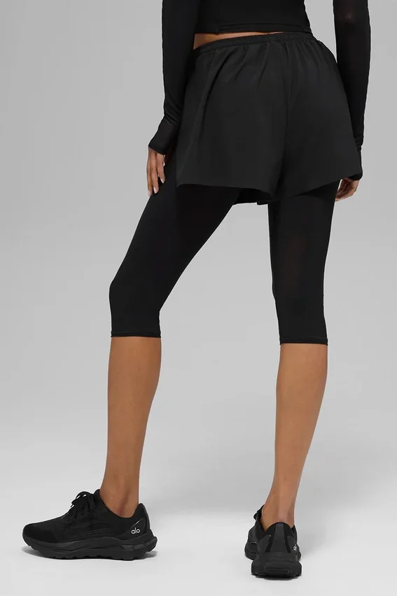 Pantaloncini Front Runner 2 in 1 in rete - Nero