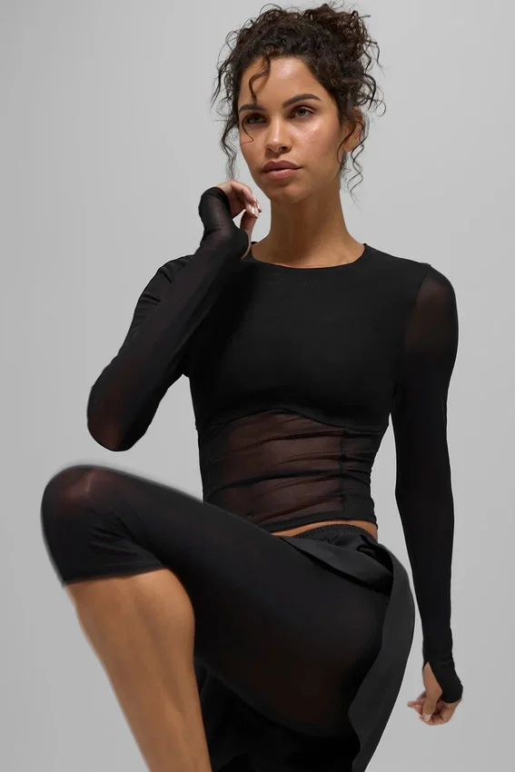 Pantaloncini Front Runner 2 in 1 in rete - Nero