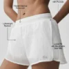 Pantaloncini Go Time a vita media - Bianco
