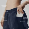 Pantaloncini Go Time a vita media - Blu navy