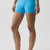 Pantaloncini High-Waist Airbrush Better Together - Blu azzurro/Bianco