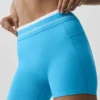 Pantaloncini High-Waist Airbrush Better Together - Blu azzurro/Bianco