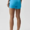 Pantaloncini High-Waist Airbrush Better Together - Blu azzurro/Bianco
