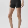 Pantaloncini High-Waist Airbrush Better Together - Nero/Bianco