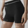 Pantaloncini High-Waist Airbrush Better Together - Nero/Bianco
