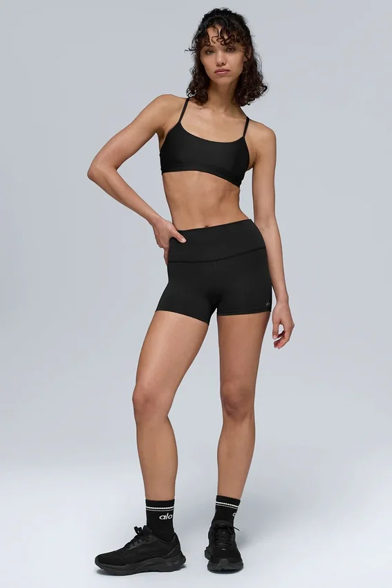 Pantaloncini High-Waist Airlift da 3" - Nero