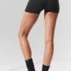 Pantaloncini High-Waist Alo Softsculpt da 3" - Nero