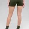 Pantaloncini High-Waist Alo Softsculpt da 3" - Verde oliva