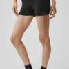 Pantaloncini High-Waist Alosoft da 3" - Nero