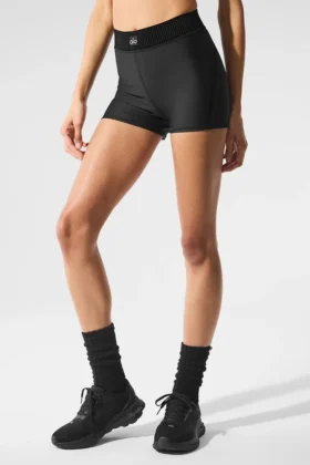 Pantaloncini High-Waist della linea Airlift - Nero