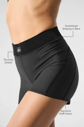 Pantaloncini High-Waist della linea Airlift – Nero
