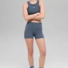 Pantaloncini High-Waist Precision da 3" in Alo Softsculpt - Bluestone