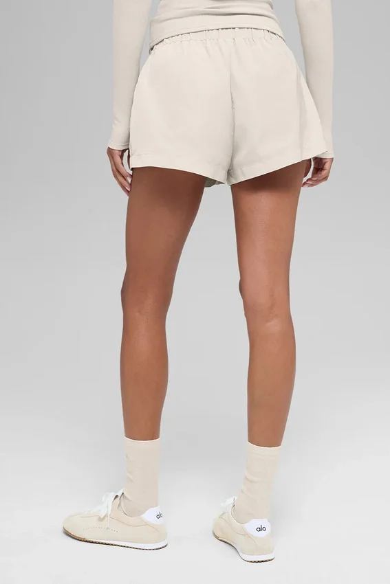 Pantaloncini High-Waist Socialite - Colore osso