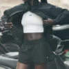 Pantaloncini High-Waist Socialite - Nero