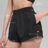 Pantaloncini High-Waist Socialite - Nero