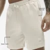 Pantaloncini Horizon in raso da 7" - Colore osso