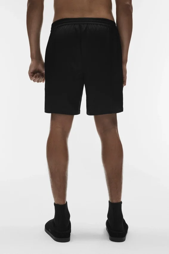 Pantaloncini Horizon in raso da 7" - Nero