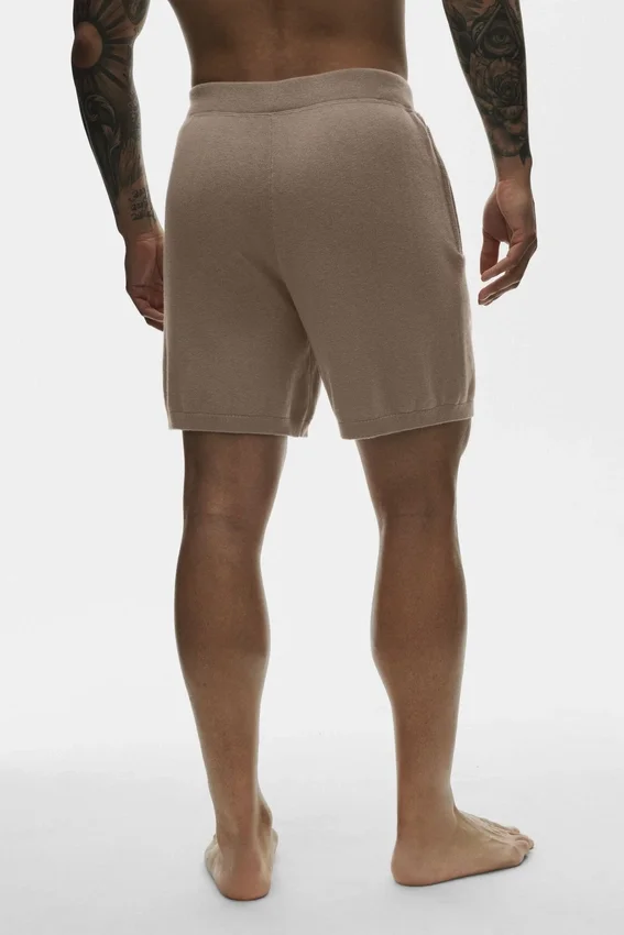 Pantaloncini in cotone e cashmere Ever Soft da 7" - Gravel