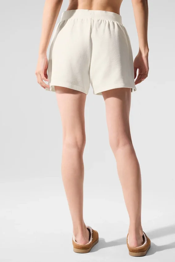 Pantaloncini in felpa Low Key - Avorio